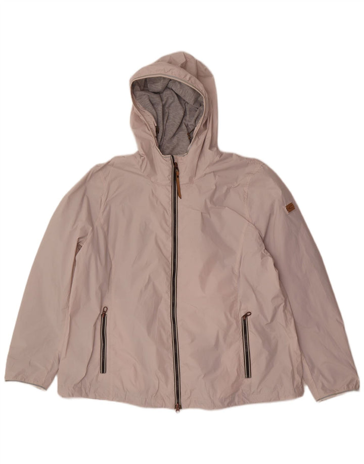 Camel Active Chaqueta cortavientos con capucha para hombre EU 48 Poliéster beige medio