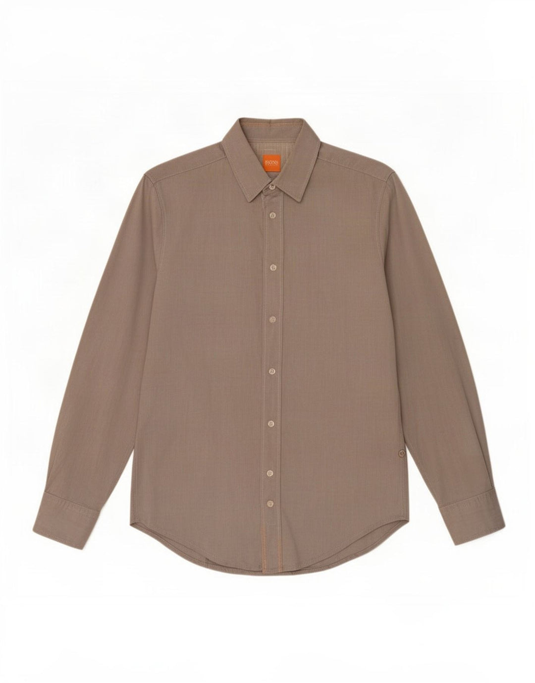 Camisa Hugo Boss Hombre Small Gris Algodón