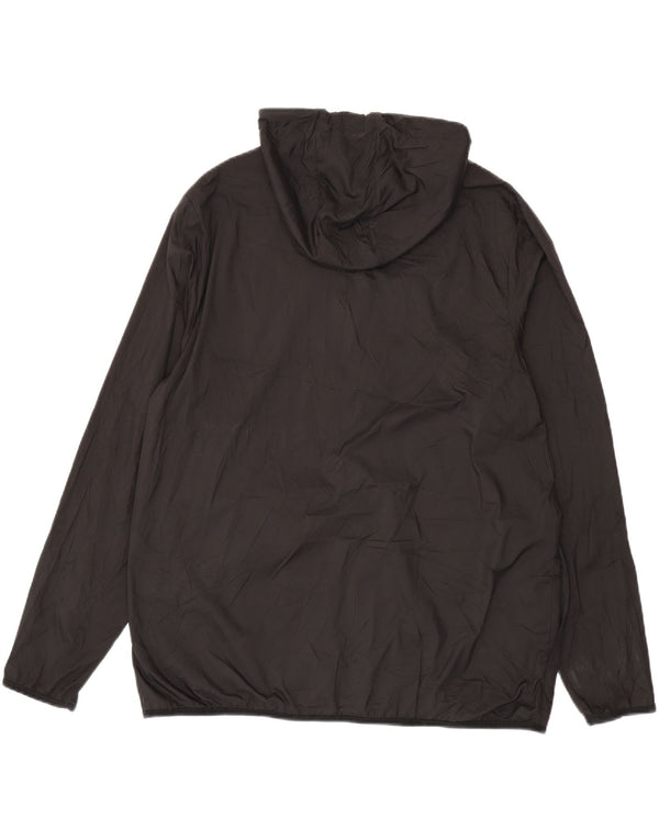 Russell Athletic Chaqueta impermeable con capucha para hombre, talla 42/44, color negro