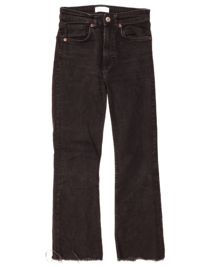 Zara Vaqueros Bootcut Mujer EU 36 XS W26 L25 Negro