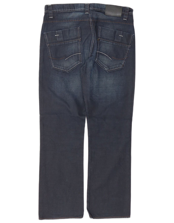 JACK & JONES Vaqueros rectos para hombre W34 L30 Azul marino