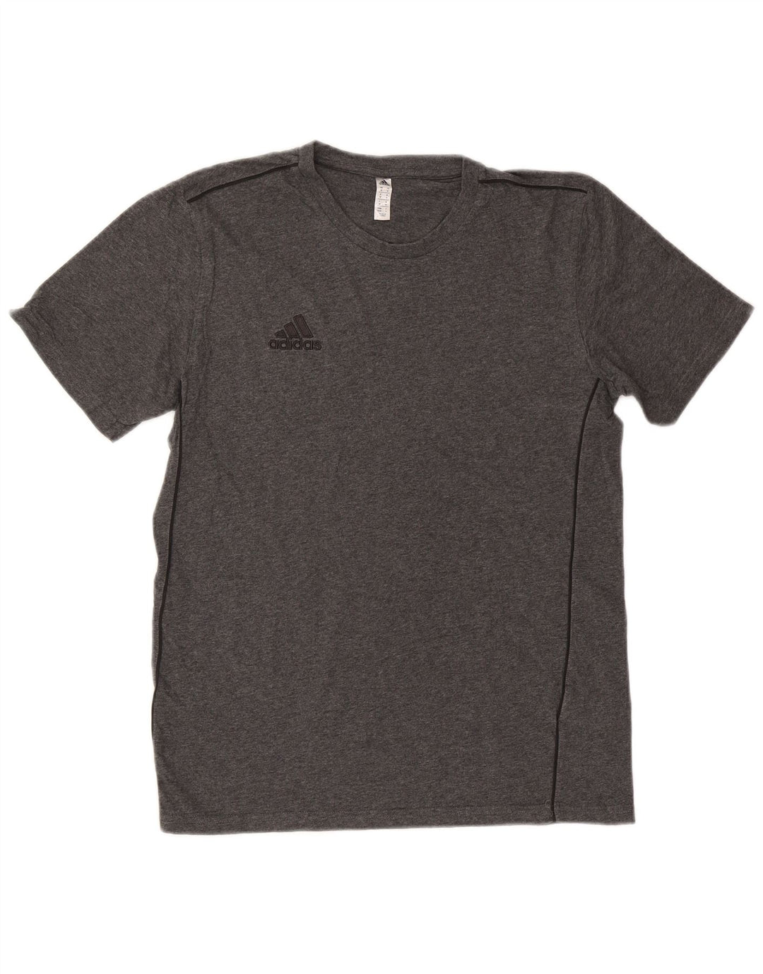 Camiseta Adidas Hombre Top Algodón Gris Medio
