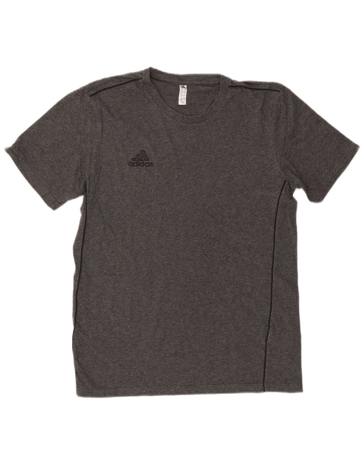 Camiseta Adidas Hombre Top Algodón Gris Medio