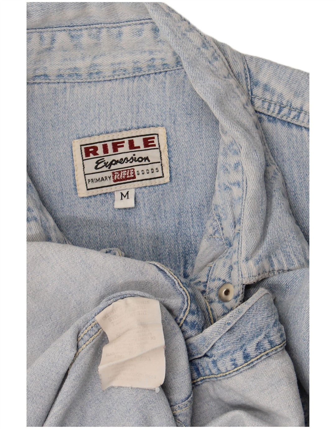 Camisa vaquera para mujer Rifle UK 44 Algodón azul medio