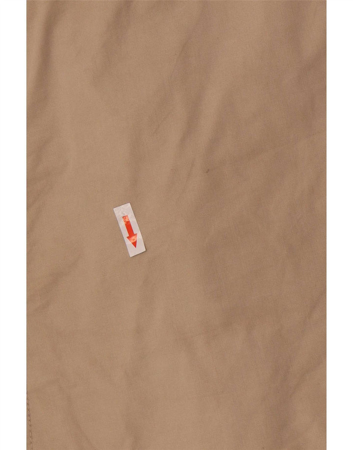 Massimo Dutti Gabardina Corta de Doble Botonadura para Mujer UK 44 Medium Beige