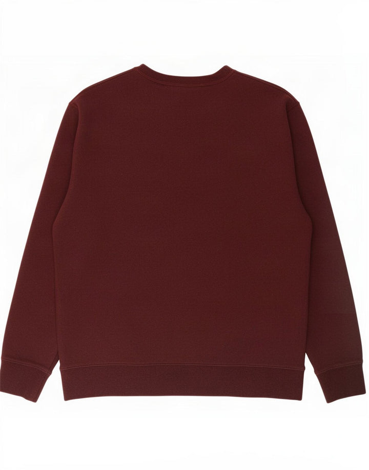 Marks & Spencer Hombre Sudadera Jumper XL Borgoña Algodón