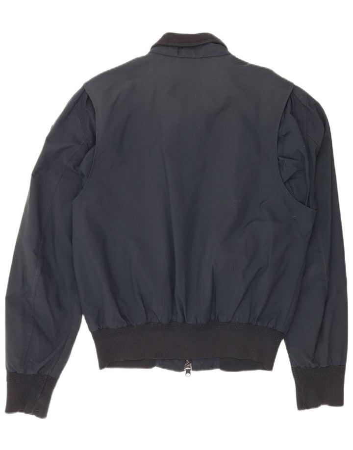 Blauer Chaqueta Bomber para Hombre UK 40 Large Nylon Azul Marino
