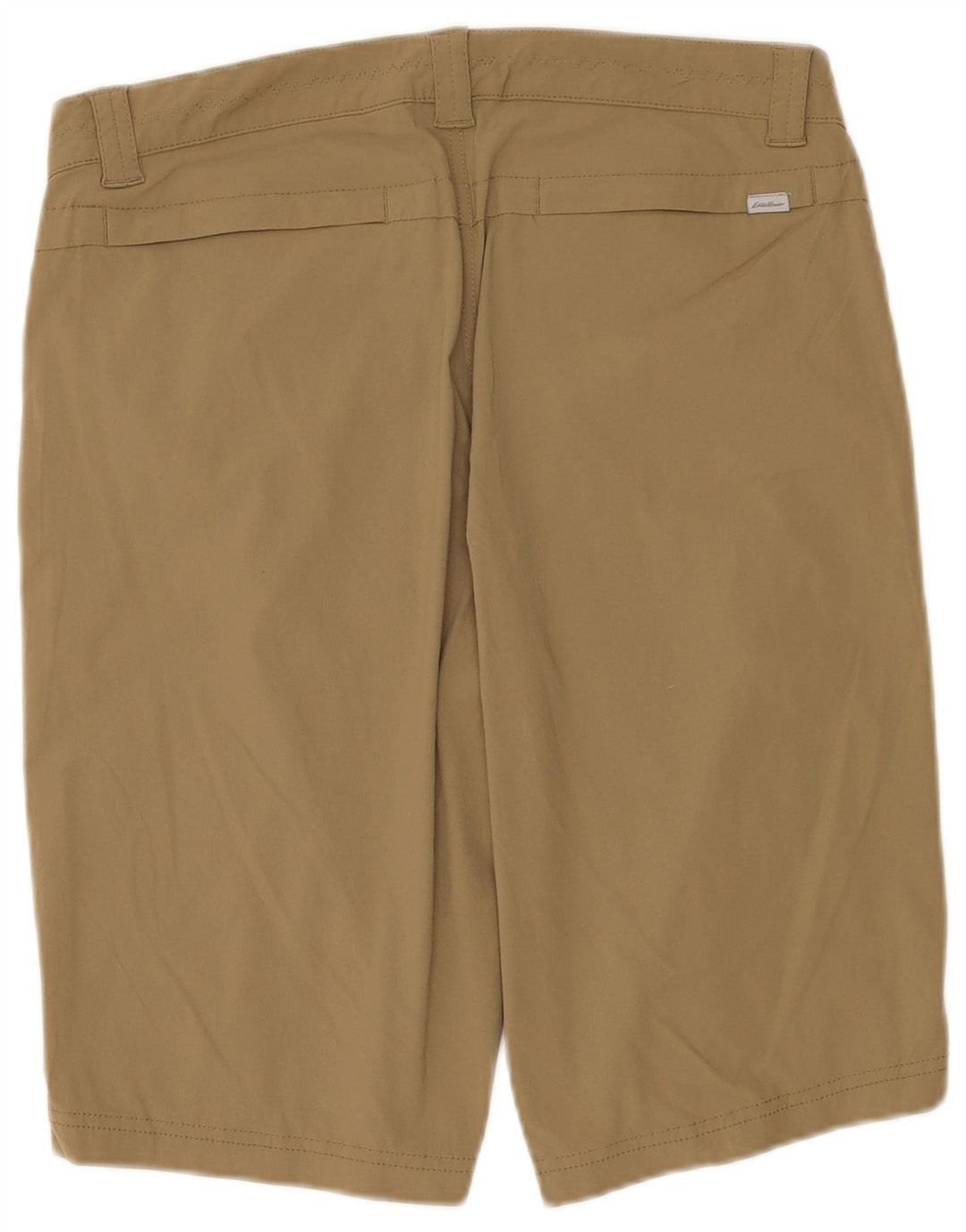 Eddie Bauer Pantalones cortos casuales para mujer US 8 mediano W32 algodón caqui