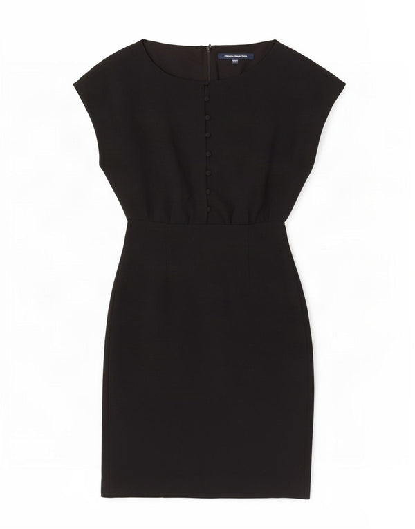 French Connection Vestido tubo para mujer UK 6 XS Poliéster negro