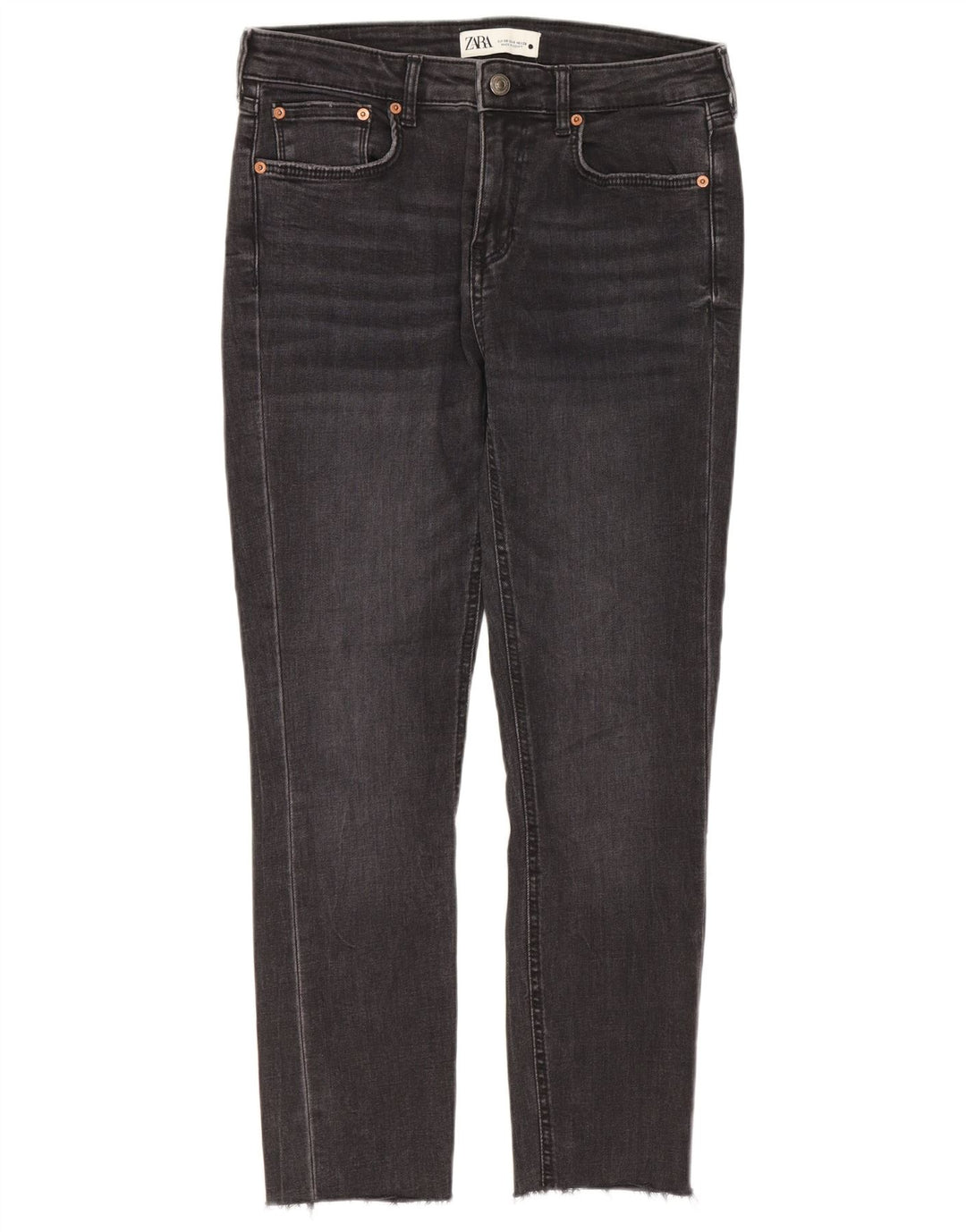 Zara Jeans Slim para Mujer EU 38 Small W28 L25 Gris