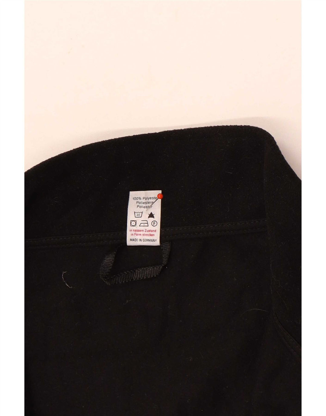 Trigema Chaleco polar para mujer UK 44 Mediano Poliéster negro