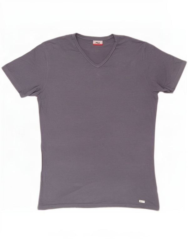 Fila Camiseta para hombre Top Large Gris Modal