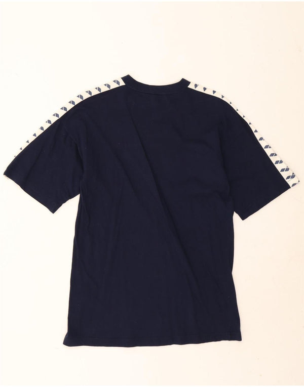 Arena Hombre Camiseta Gráfica Top Small Azul Marino Colorblock