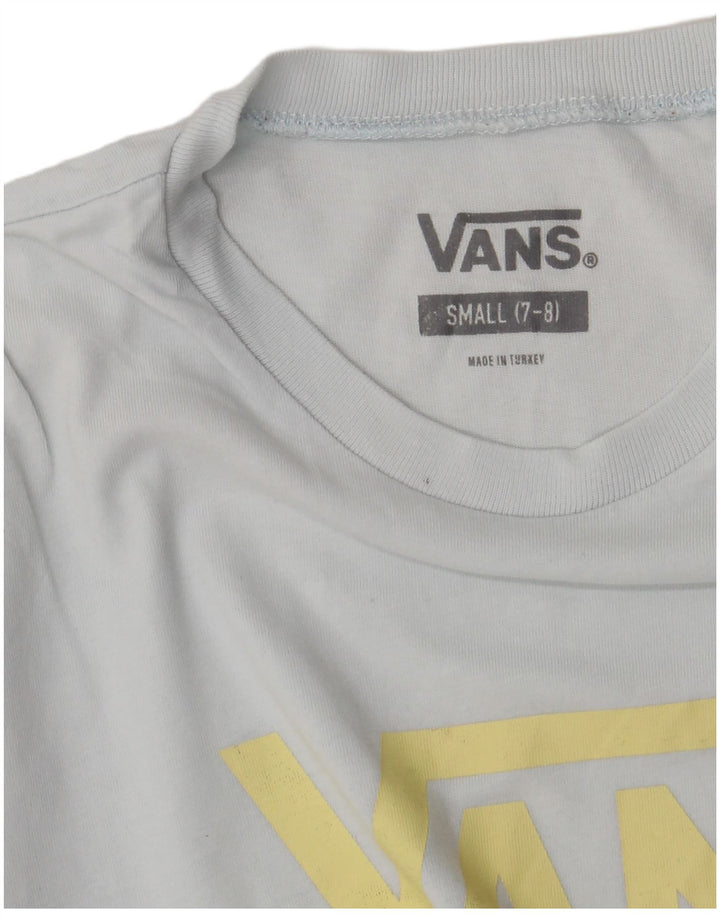 Vans Camiseta gráfica para niños 7-8 años Small Azul