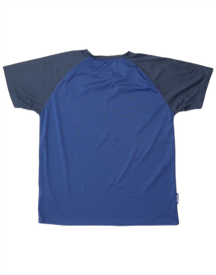 Mountain Warehouse Camiseta IsoCool para hombre XL Poliéster con bloques de color azul