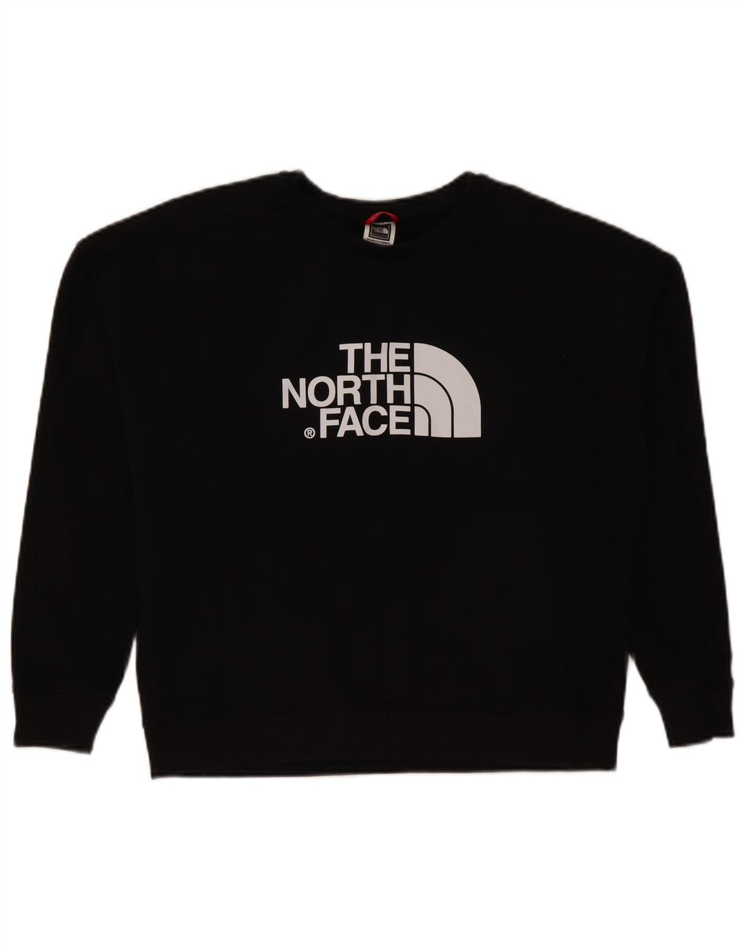The North Face - Sudadera con gráfico corto para mujer, talla 40, talla grande, color negro