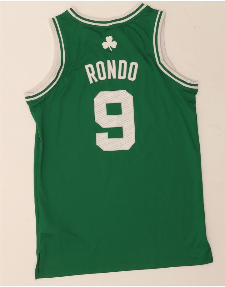 Adidas Boys Celtics Graphic Vest Top 13-14 años Verde Poliéster