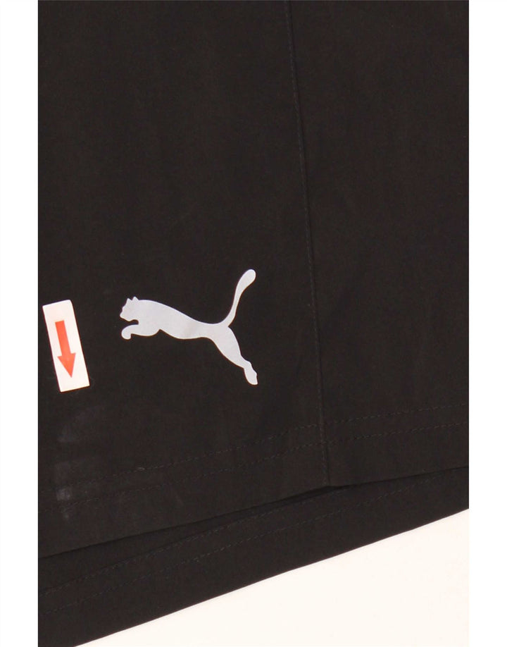 Puma Pantalones cortos deportivos para hombre XL Poliéster negro