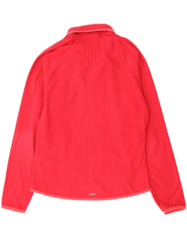 REEBOK Chaqueta polar para mujer UK 10 Small Red Poliéster