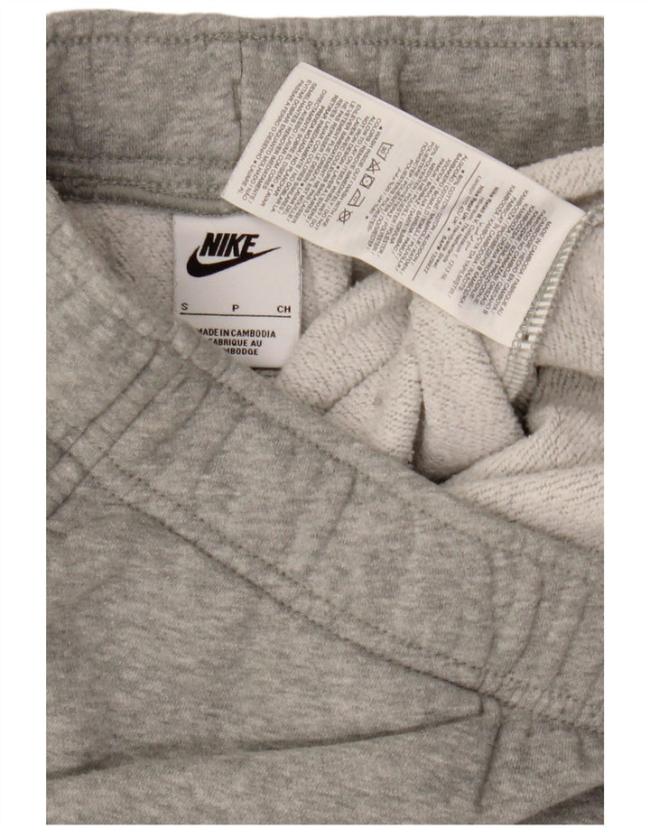 Nike - Pantalones de chándal para hombre, talla pequeña, algodón moteado gris
