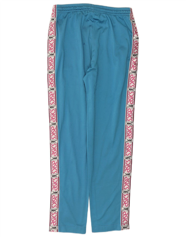 Asics Hombre Pantalones De Chándal Gráfico Grande Azul