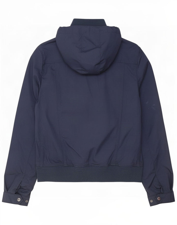 Woolrich Chaqueta impermeable para mujer UK 40 Large Nylon azul marino