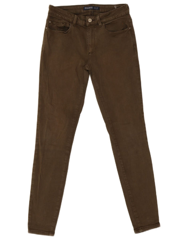 Zara Womens Skinny Jeans EU 38 Small W28 L30 Khaki