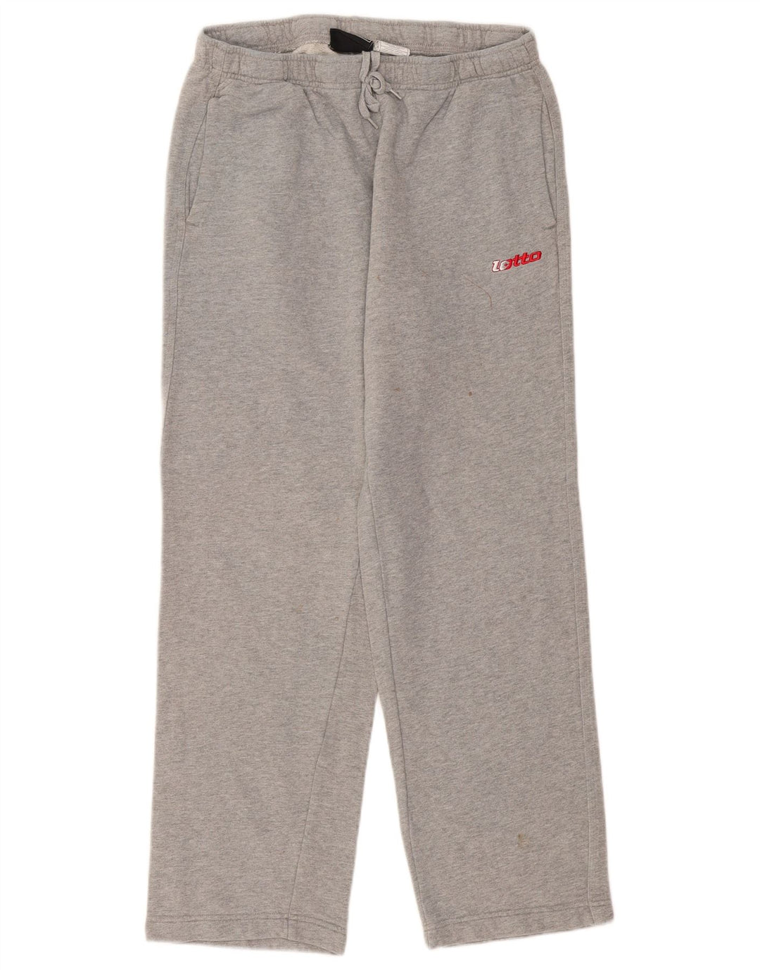 Pantalones De Chándal Lotto Hombre De Algodón Moteado Gris Medio