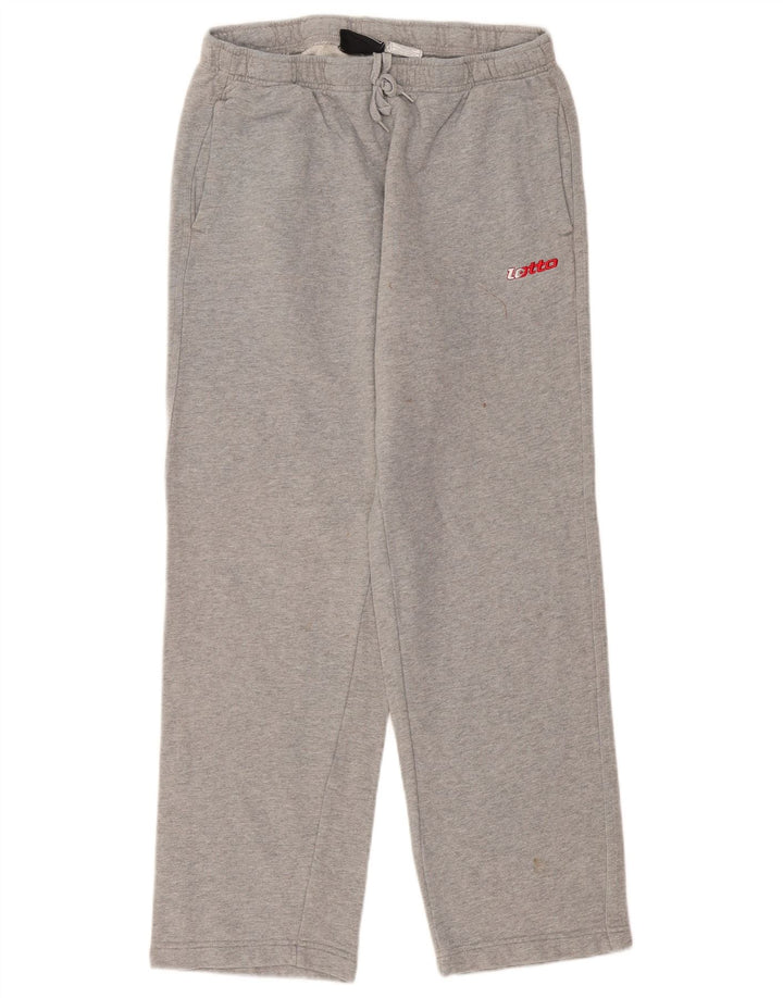 Pantalones De Chándal Lotto Hombre De Algodón Moteado Gris Medio
