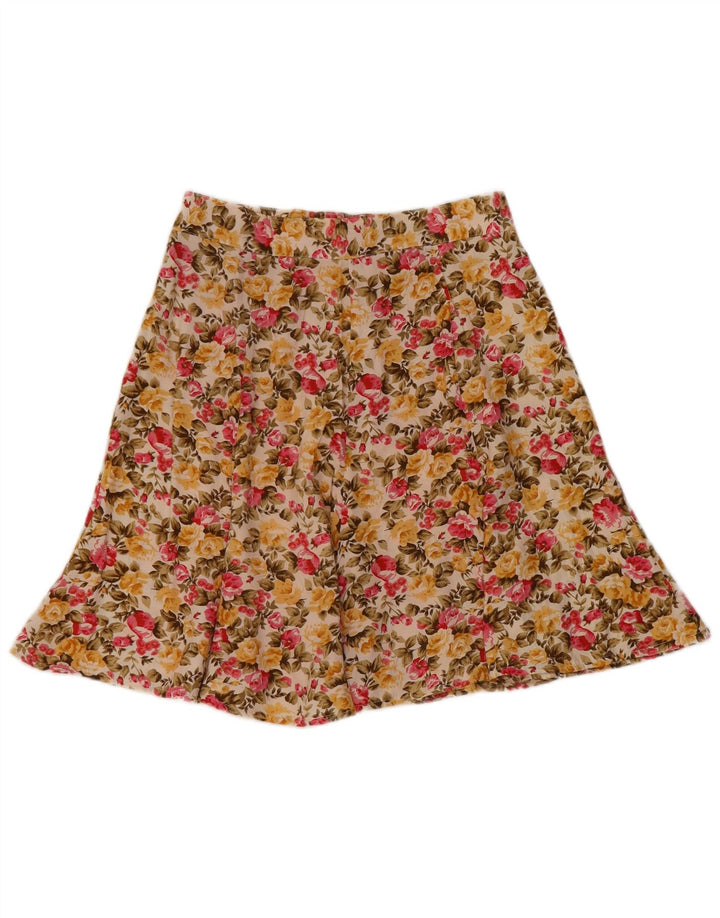 Tracy Evans Falda acampanada para mujer W28 Rayón floral multicolor mediano