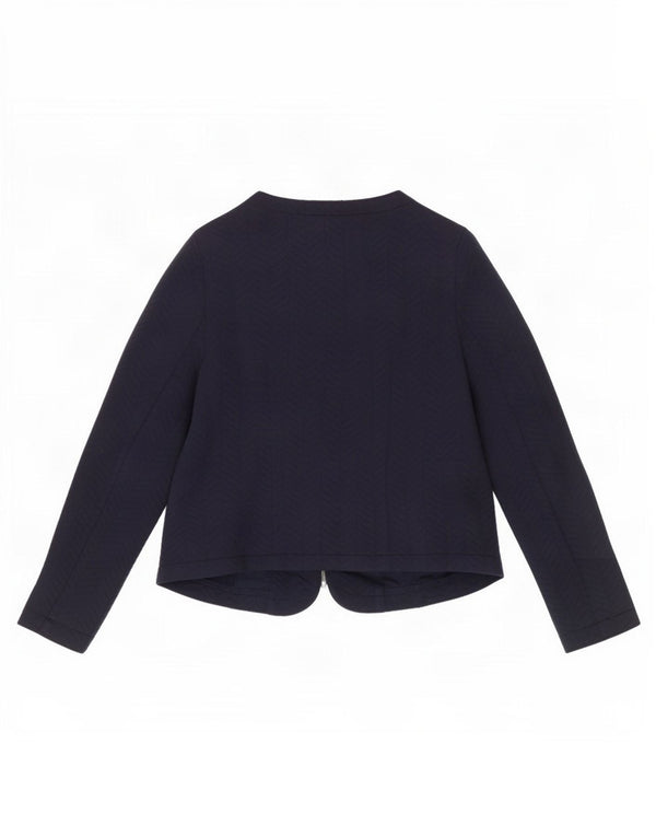 Marks & Spencer Chaqueta Blazer para Mujer UK 40 Mediano Azul Marino Poliéster