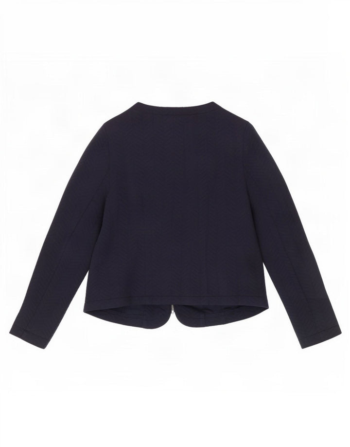 Marks & Spencer Chaqueta Blazer para Mujer UK 40 Mediano Azul Marino Poliéster