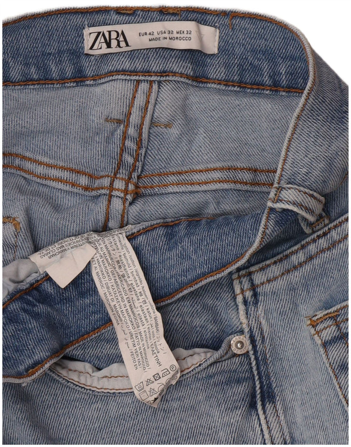 Zara Mens Slim Jeans EU 42 Large W32 L27 Algodón Azul