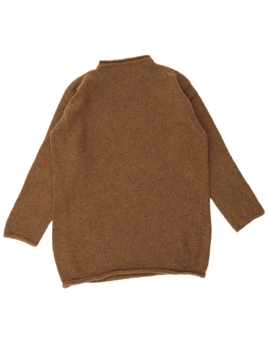 Balloon Jersey Con Cuello En V Para Hombre Marrón Medio