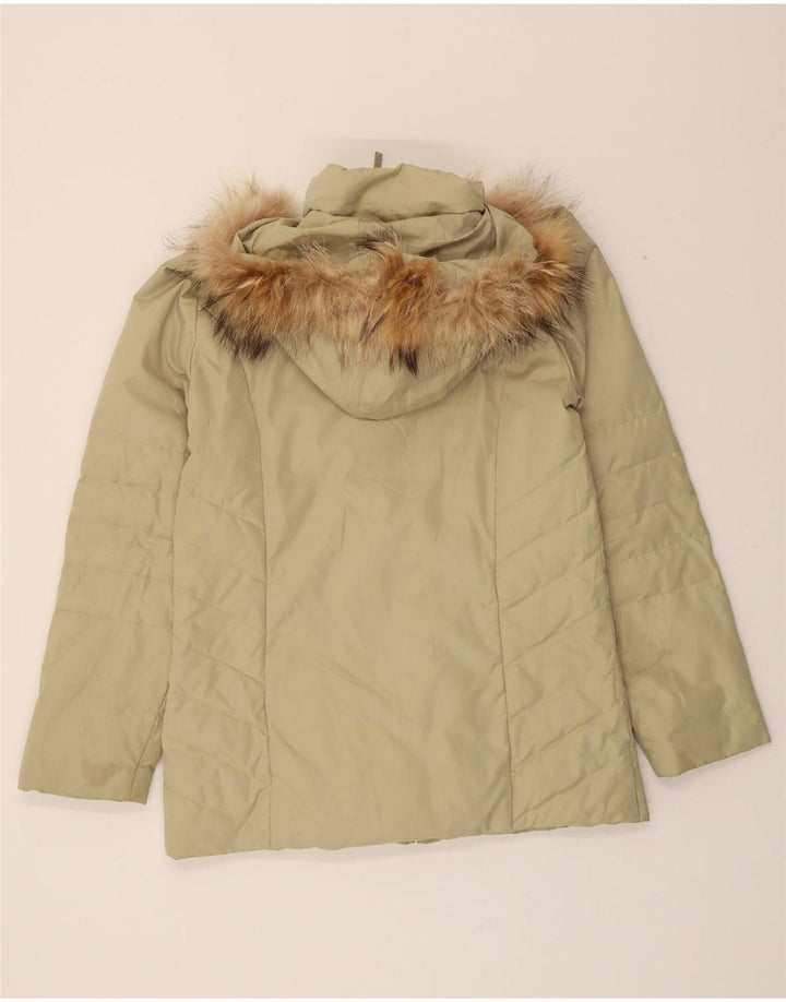 SERGIO TACCHINI Womens Padded Padded Jacket IT 44 Medium Green Vintage Sergio Tacchini and Second-Hand Sergio Tacchini from Messina Hembry 