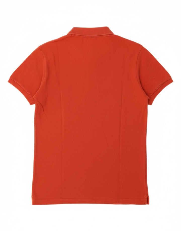LACOSTE Mens Polo Shirt Size 3 Small Orange Cotton Vintage Lacoste and Second-Hand Lacoste from Messina Hembry 