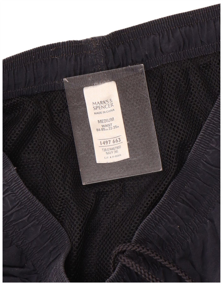 Bañador Marks & Spencer Hombre Mediano Azul Marino Poliamida