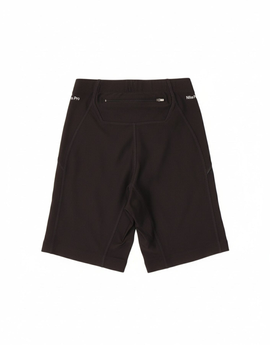 NIKE Womens Bermuda Sport Shorts UK 10 Small  Black Polyester