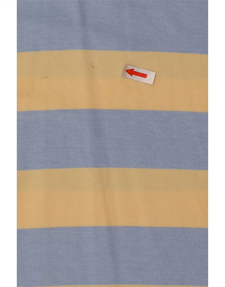Polo Izod Hombre Grande Azul Algodón