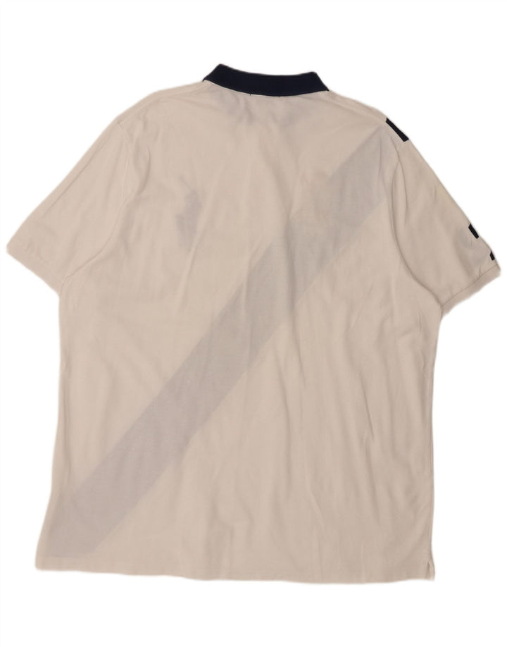 POLO RALPH LAUREN Polo de rugby gráfico para hombre XL Bloque de color blanco