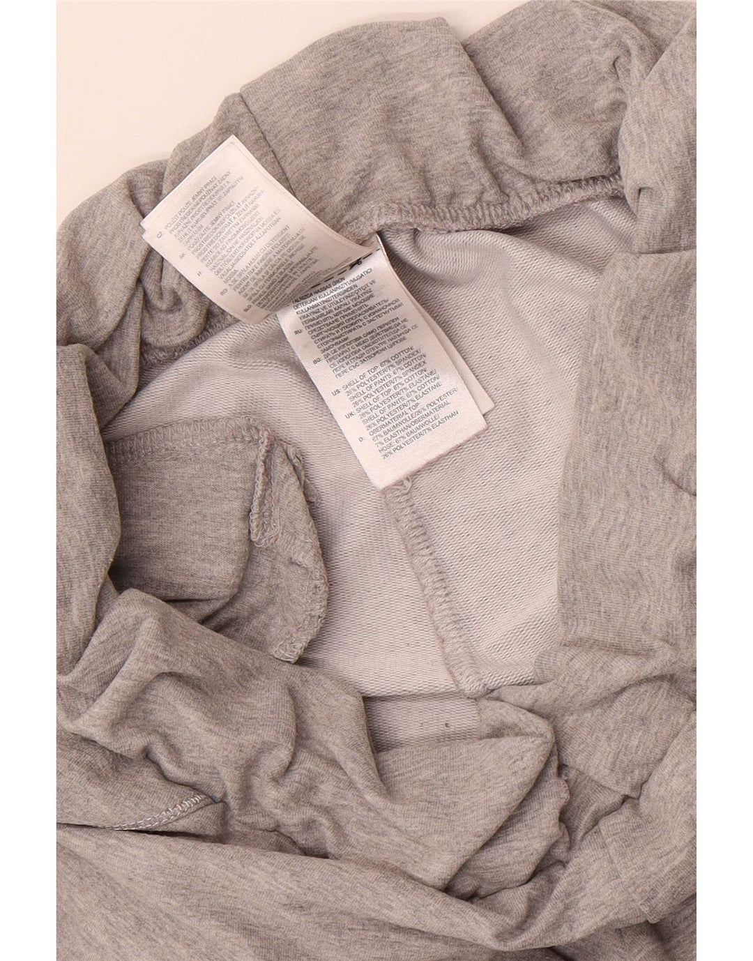 Adidas Pantalones de chándal para mujer UK 12 Algodón gris medio