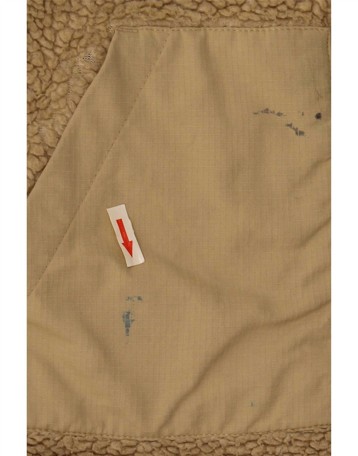 Urban Outfitters Chaqueta polar para hombre UK 36 Small Beige Poliéster