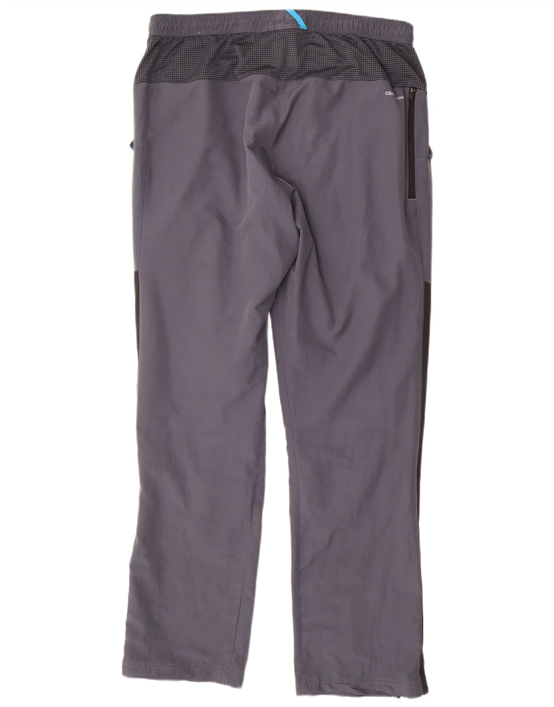 ADIDAS Hombre Climacool Chándal Pantalones XL Gris Colorblock Poliéster