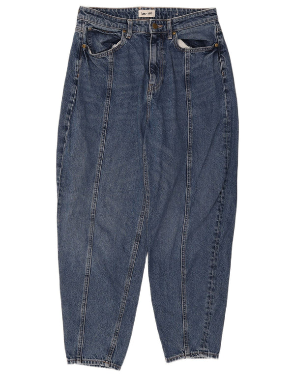 Lee Jeans cónicos de cintura alta para mujer US 10 Large W30 L26 Algodón azul
