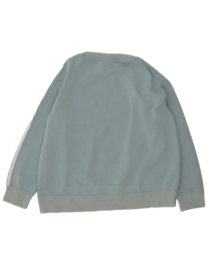 Adidas Mujer Sudadera Jumper UK 10 Pequeño Azul