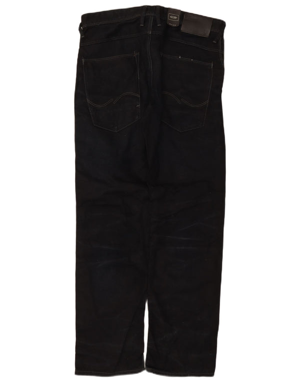 Jack & Jones Vaqueros rectos para hombre W34 L34 Algodón azul marino