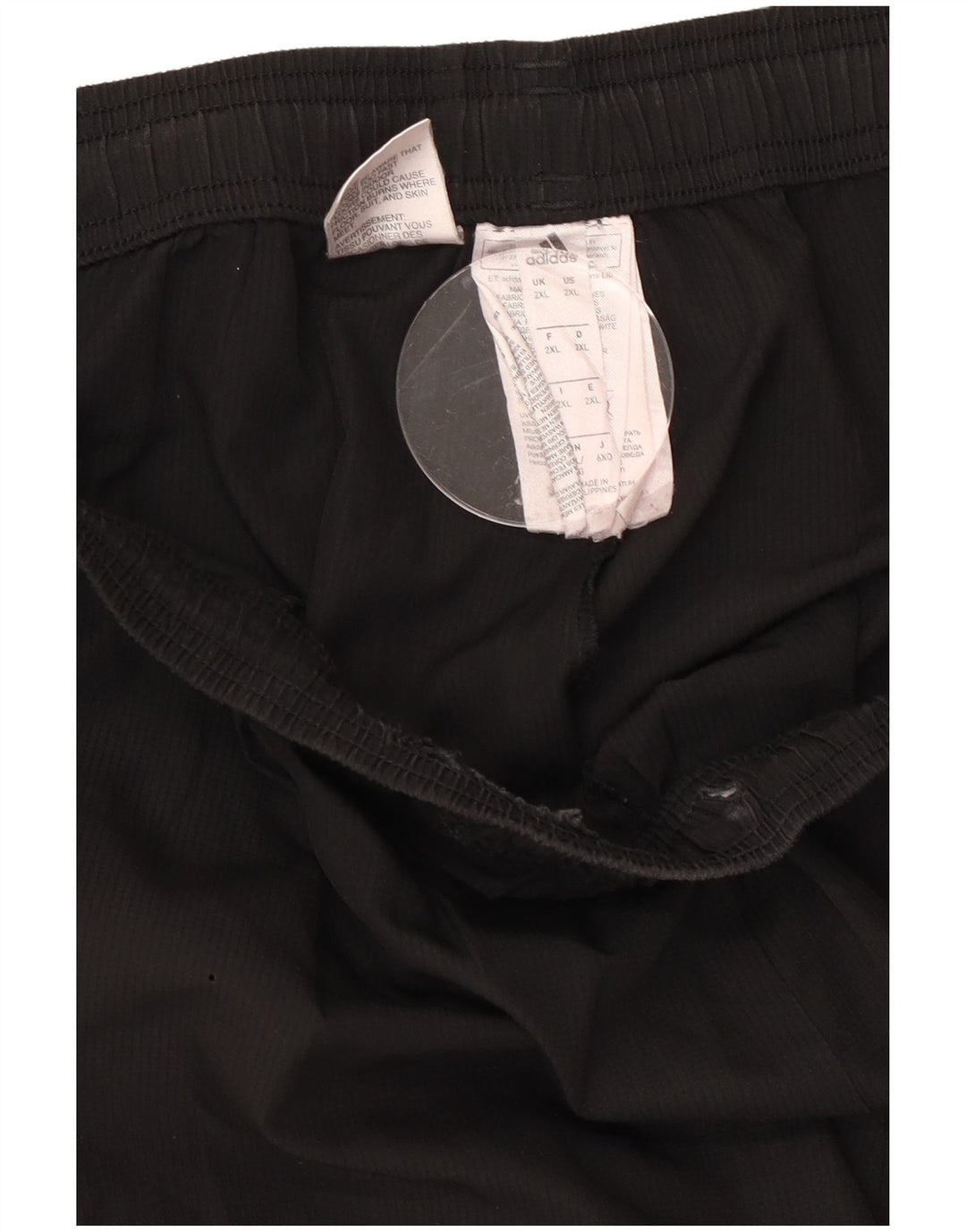 Adidas Mens Climalite Chándal Pantalones 2XL Negro Poliéster