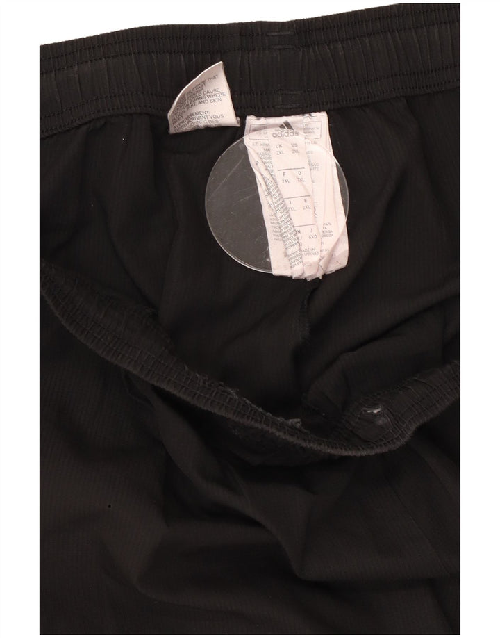 Adidas Mens Climalite Chándal Pantalones 2XL Negro Poliéster
