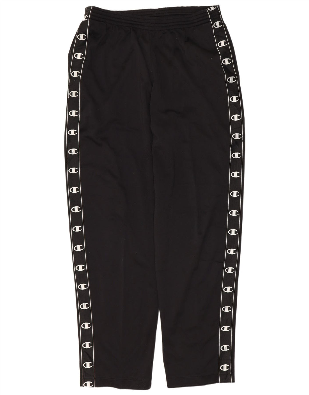 CHAMPION Pantalones de chándal con estampado gráfico para hombre Poliéster negro grande