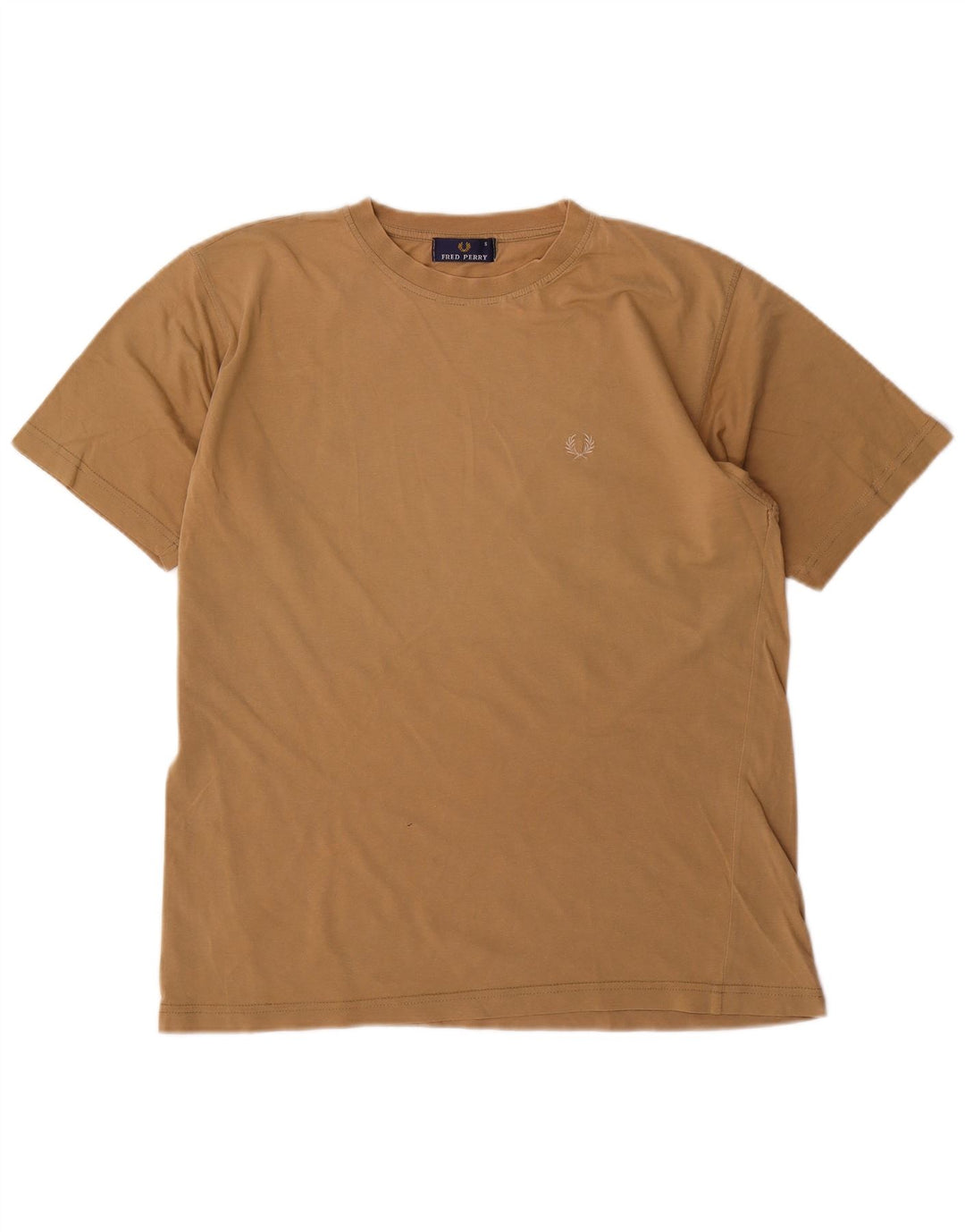 Camiseta Fred Perry Hombre Top Small Beige Algodón